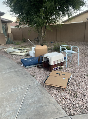 Gilbert junk removal 07 before junk removal