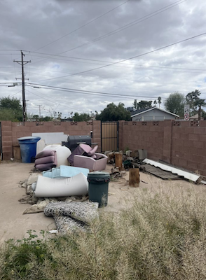 Gilbert junk removal 10 before junk removal